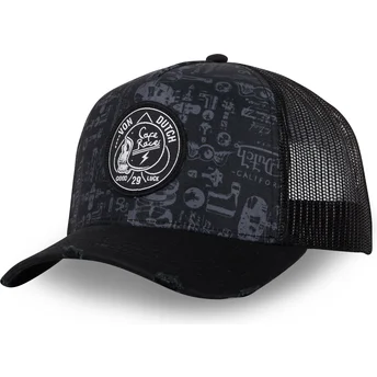 Casquette trucker noire LOGOS01 Von Dutch