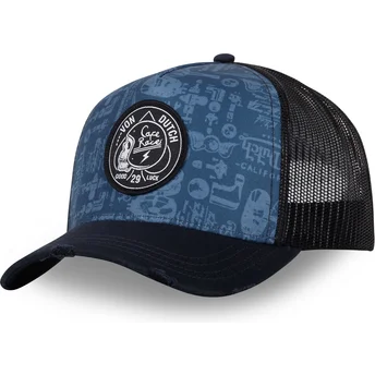 Καπέλο trucker μπλε και μαύρο LOGOS02 της Von Dutch