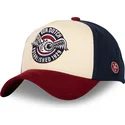 casquette-courbee-beige-bleue-et-rouge-snapback-vint02-von-dutch