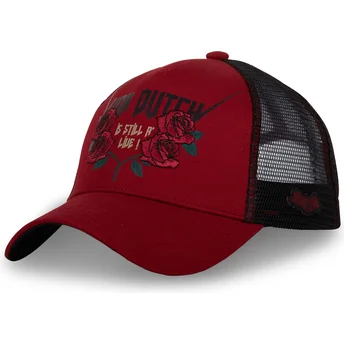 GUN rote und schwarze Trucker-Kappe von Von Dutch
