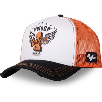 Trucker-Cap weiß, orange und schwarz MOTO CT 20 MotoGP von Von Dutch