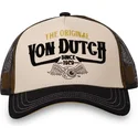 casquette-trucker-beige-et-noire-the-von-dutch