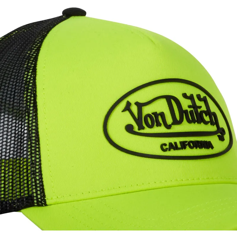 gelb-schwarze-trucker-kappe-flu-y-von-von-dutch