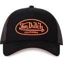 casquette-trucker-noire-et-orange-dom-o-von-dutch