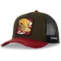 capslab-speedy-gonzales-loo10-spe-looney-tunes-green-and-red-trucker-hat