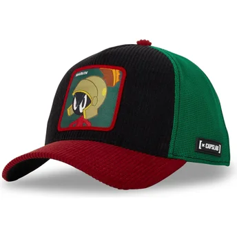 Gorra trucker negra, verde y roja Marvin el Marciano LOO10 MAR Looney Tunes de Capslab