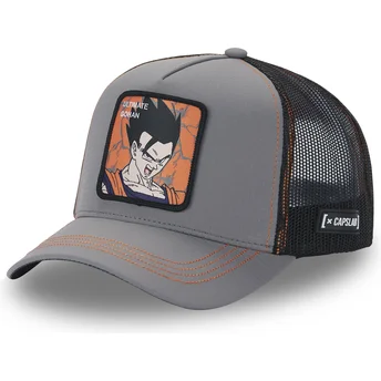 Capslab Son Gohan Ultimate DBZ8 GOH Dragon Ball Grey and Black Trucker Hat