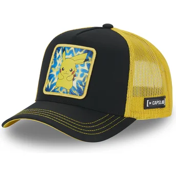 Καπέλο trucker μαύρο και κίτρινο Pikachu PMK5 THU Pokémon από Capslab