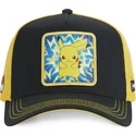 capslab-pikachu-pmk5-thu-pokemon-black-and-yellow-trucker-hat