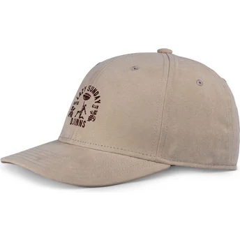 Gorra curva beige ajustable TrueFit Lazy Classic de Djinns