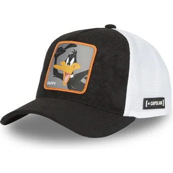 Schwarze und weiße Trucker-Kappe Daffy Duck DAF2 CT Looney Tunes von Capslab