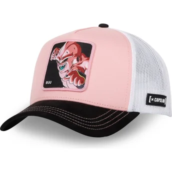Gorra Trucker Rosa, Weiß und Schwarz Kid Buu DBZ8 BUU Dragon Ball von Capslab