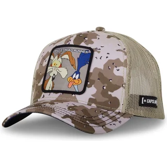 Καπέλο τράκερ καμουφλάζ Coyote και Road Runner LOO10 BBC Looney Tunes από Capslab
