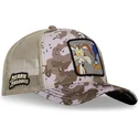 capslab-looney-tunes-loo10-coyote-och-road-runner-kamouflage-truckerkeps