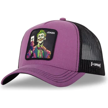 Casquette trucker violette et noire Joker DC7 CLO DC Comics Capslab