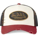 casquette-trucker-beige-noire-et-rouge-grre-von-dutch