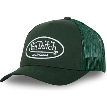 Casquette trucker verte ajustable LOF B08 Von Dutch