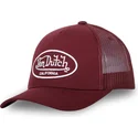 czerwona-regulowana-czapka-trucker-lof-b11-marki-von-dutch