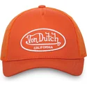 czapka-trucker-pomaranczowa-regulowana-lof-b12-von-dutch