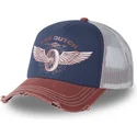 casquette-trucker-bleue-et-marron-crew19-von-dutch