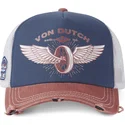 von-dutch-crew19-blau-braune-trucker-kappe