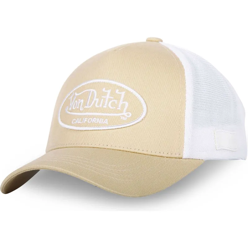 verstellbare-beige-weisse-trucker-kappe-lof-b14-von-von-dutch