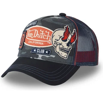 Gorra trucker camuflaje PATCHES02 de Von Dutch