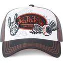 casquette-trucker-blanche-et-noire-patches04-von-dutch