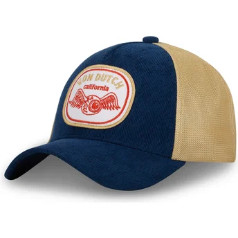 Καπέλο trucker μπλε ναυτικό και μπεζ BLU CT της Von Dutch