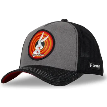 Gorra trucker gris y negra Bugs Bunny LOO10 VBU Looney Tunes de Capslab