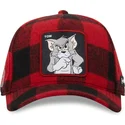 rod-och-svart-bojd-keps-snapback-tom-taj5-tj6-looney-tunes-fran-capslab