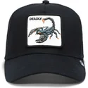 czarna-czapka-trucker-z-wizerunkiem-skorpiona-deadly-the-deadliest-scorpion-the-farm-od-goorin-bros