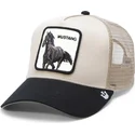 gorra-trucker-beige-y-negra-caballo-the-mustang-the-farm-de-goorin-bros