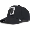 schwarze-snapback-cap-mit-gebogenem-schirm-panther-black-panther-field-100-all-season-wool-the-farm-von-goorin-bros