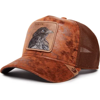 goorin-bros-danger-crow-the-farm-brown-trucker-hat