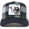 gorra-trucker-azul-marino-y-blanca-vaca-cash-mooncow-uk-plaid-the-farm-de-goorin-bros