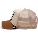 casquette-trucker-beige-et-marron-deadly-the-deadliest-scorpion-eco-brutalism-the-farm-goorin-bros