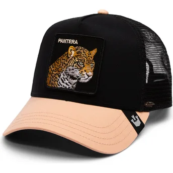 Καπέλο τράκερ μαύρο και μπεζ λεοπάρ The Pantera Big Cats The Farm από Goorin Bros.