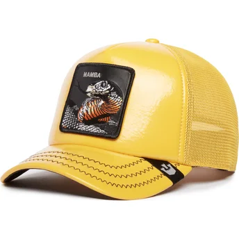 Καπέλο trucker κίτρινο φίδι Mamba Mentality Puff Patent The Farm από Goorin Bros.