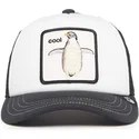 casquette-trucker-blanche-et-noire-pour-enfant-pingouin-cool-tuxie-the-farm-goorin-bros