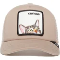 gorra-trucker-beige-para-nino-gato-curious-what-s-that-the-farm-de-goorin-bros