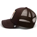 braune-trucker-kappe-fur-jungen-way-of-the-dodo-extinct-the-farm-von-goorin-bros