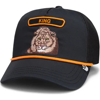 Καπέλο τράκερ μαύρο λιοντάρι King GB2 Lion The Rocker The Farm από Goorin Bros.