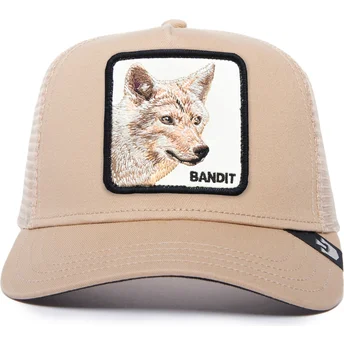 Casquette trucker marron claire The Bandit Coyote The...