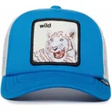 casquette-trucker-bleue-et-blanche-pour-enfant-tigre-wild-stripes-the-farm-goorin-bros