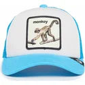 casquette-trucker-bleue-pour-enfant-singe-monkey-mo-bizness-the-farm-goorin-bros