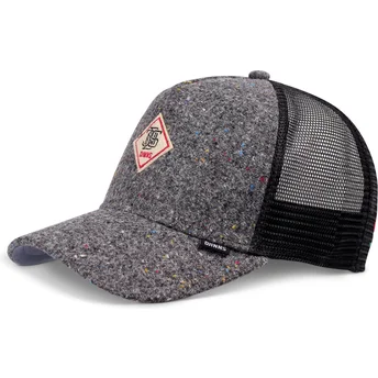 Casquette trucker grise et noire HFT Mon Spots Djinns