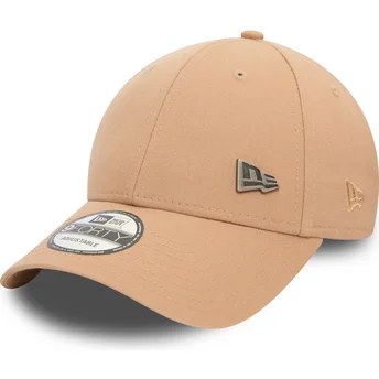 Hellrosa verstellbare Curved Cap 9FORTY Pin von New Era