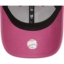 casquette-courbee-rose-ajustable-pour-femme-9forty-league-essential-los-angeles-dodgers-mlb-new-era