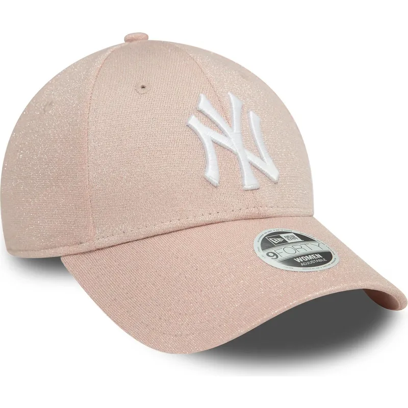 justerbar-rosa-bojd-keps-for-dam-9forty-glitter-fran-new-york-yankees-mlb-av-new-era